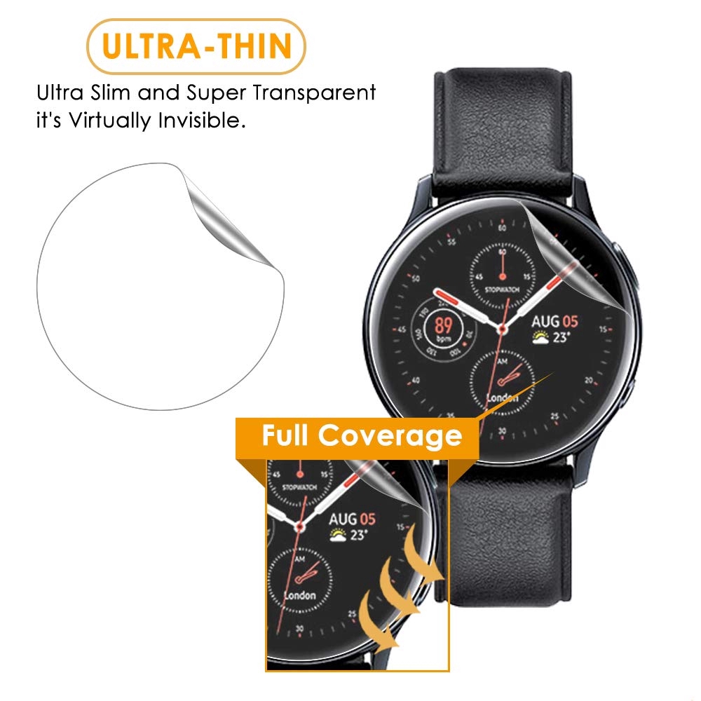 Màng dán TPU hydrogel bảo vệ màn hình cho đồng hồ Samsung Galaxy Watch Active 2 40mm 44mm