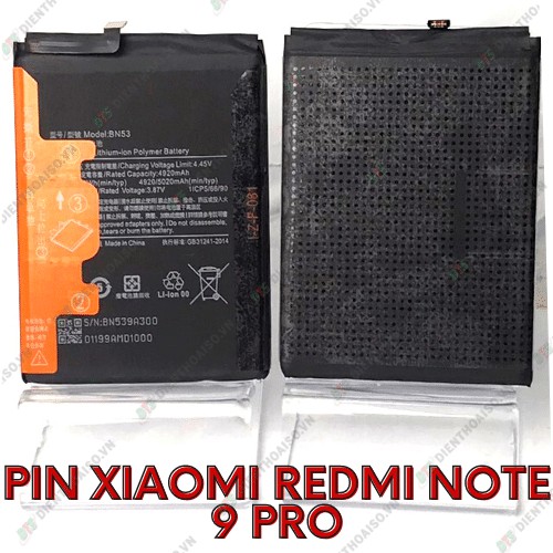 Pin dùng thay cho máy xiaomi redmi note 9s , note 9 pro