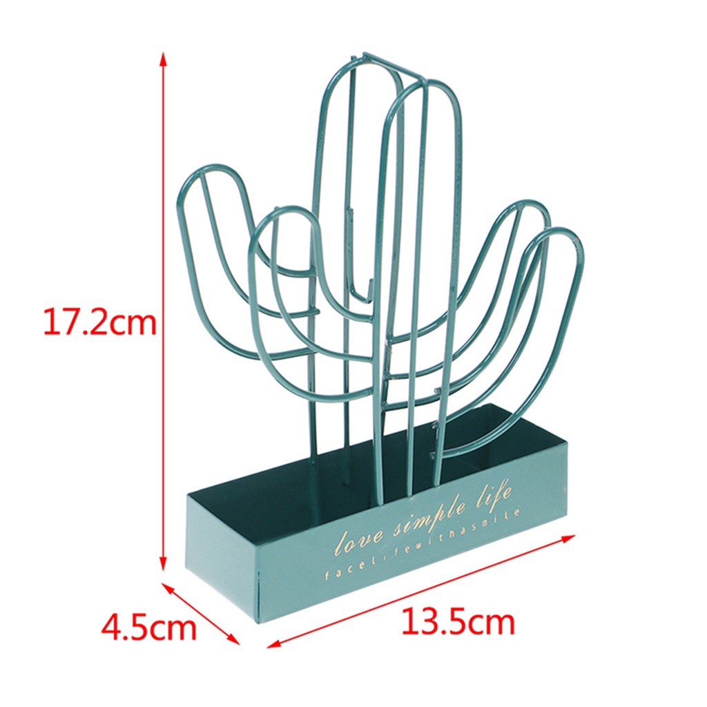 Epoch Giá Đỡ Nhang Muỗi Bằng Kim Loại Hình Cây Xương Rồng Nhiều Màu Sắc Phong Cách Bắc Âu