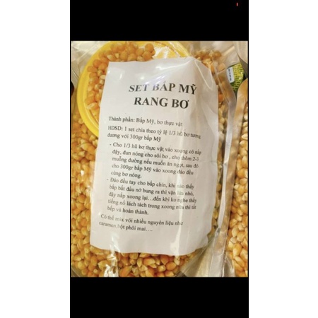 SÉT TỰ LÀM BẮP RANG BƠ DẦU TRƯỜNG AN 1250gr LOẠI 1