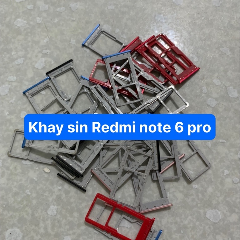 khay sim xiaomi Redmi note 6 pro