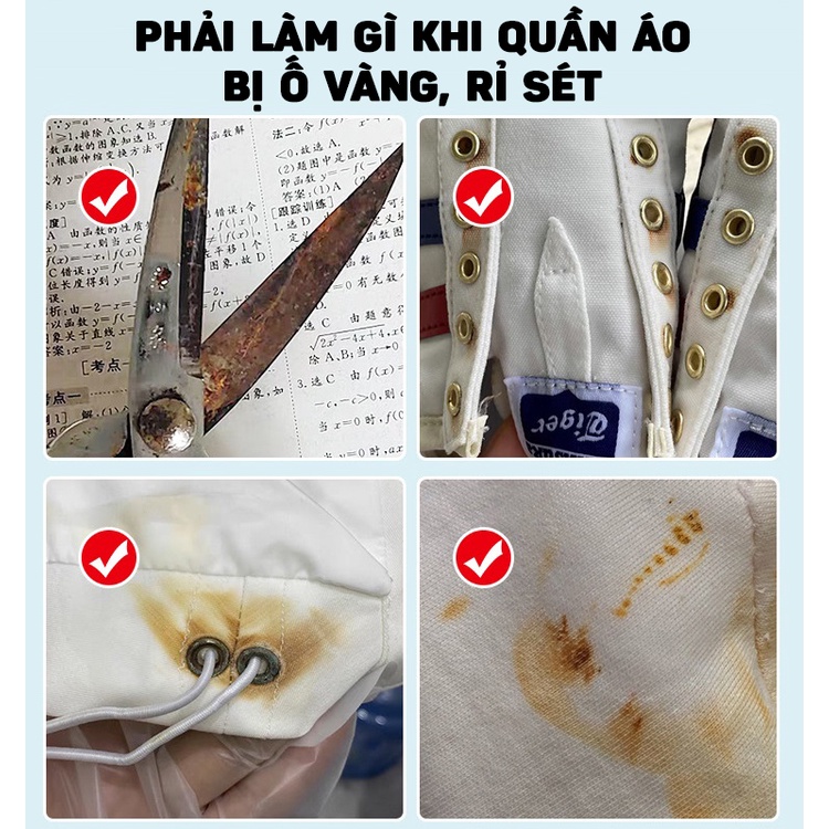 Dung Dịch Tẩy Vết Rỉ Sét Nhanh Chóng Trên Vải, Quần Áo Cao Cấp Flyng 100ml MARRYSTORE