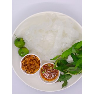 Bánh tráng chấm sa tế