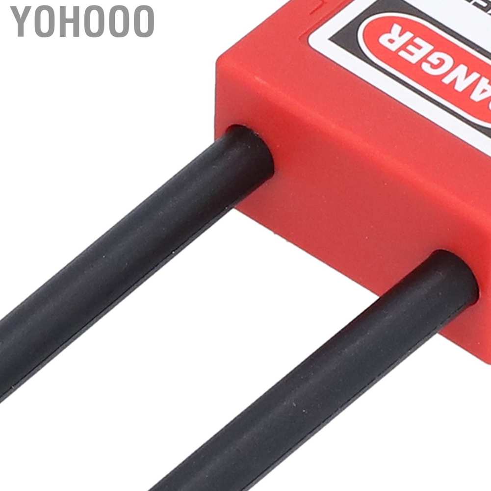 Yohooo Engineering Safety Padlock Insulation Nylon Beam Lockout Tag Out Lock With 2 Key