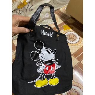 Túi vải tote in hình mickey