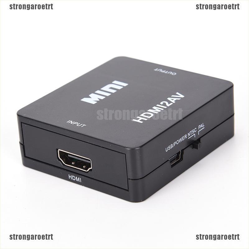 Bộ Chuyển Đổi Từ Hdmi Sang Rca Av / Cvbs, Hd 1080p Mini Hdmi2Av