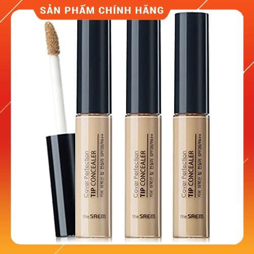 Kem Che Khuyết Điểm The Saem Cover Perfection Tip Concealer SPF28 PA++ 6.5g