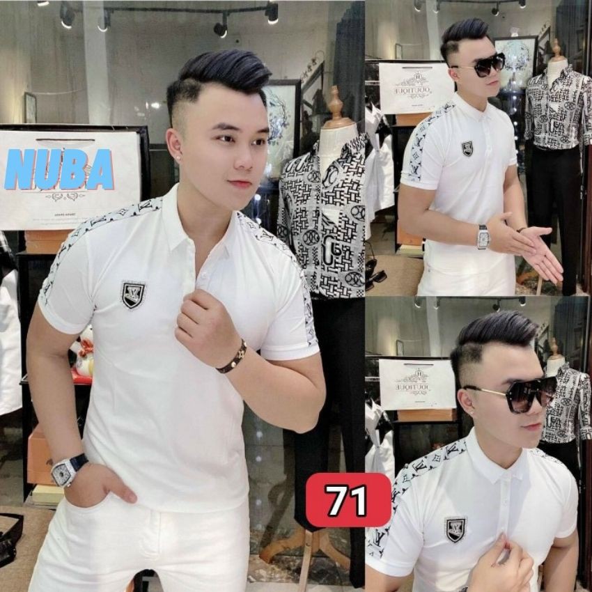 Áo thun nam nữ cổ bẻ cao cấp, ao phông chất vải polo, thấm hút mồ hôi TAKA 71