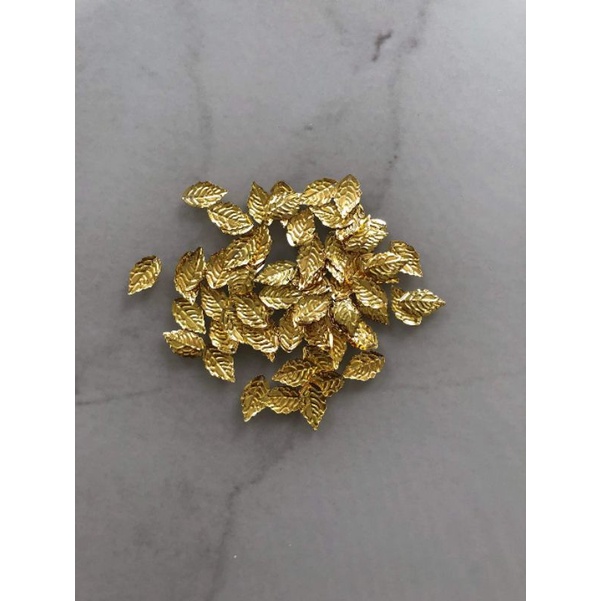 10 phiến lá treo 11*18mm, nguyên liệu làm trâm cài tóc cổ trang, nguyên liệu diy, Sỉ phụ kiện Khánh Huyền
