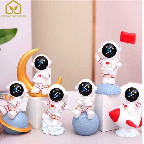 👨‍🚀HÀNG MỚI👨‍🚀 Bộ 6 Mô Hình Phi Hành Gia Mẫu Mới Du Hành Vũ Trụ - Mô Hình Decor , Trang Trí Nhà Cửa / Xe Hơi