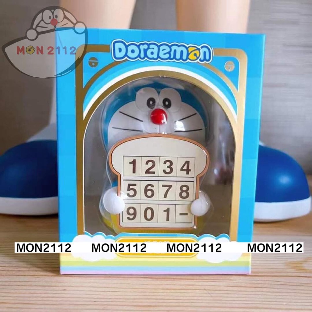 Mô hình Doraemon Doremon trang trí gắn số