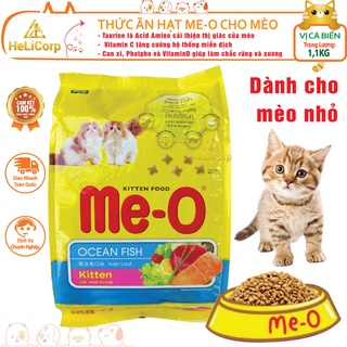 Thức ăn hạt cho mèo con vị cá biển ocean fish me-o kitten 1.1kg