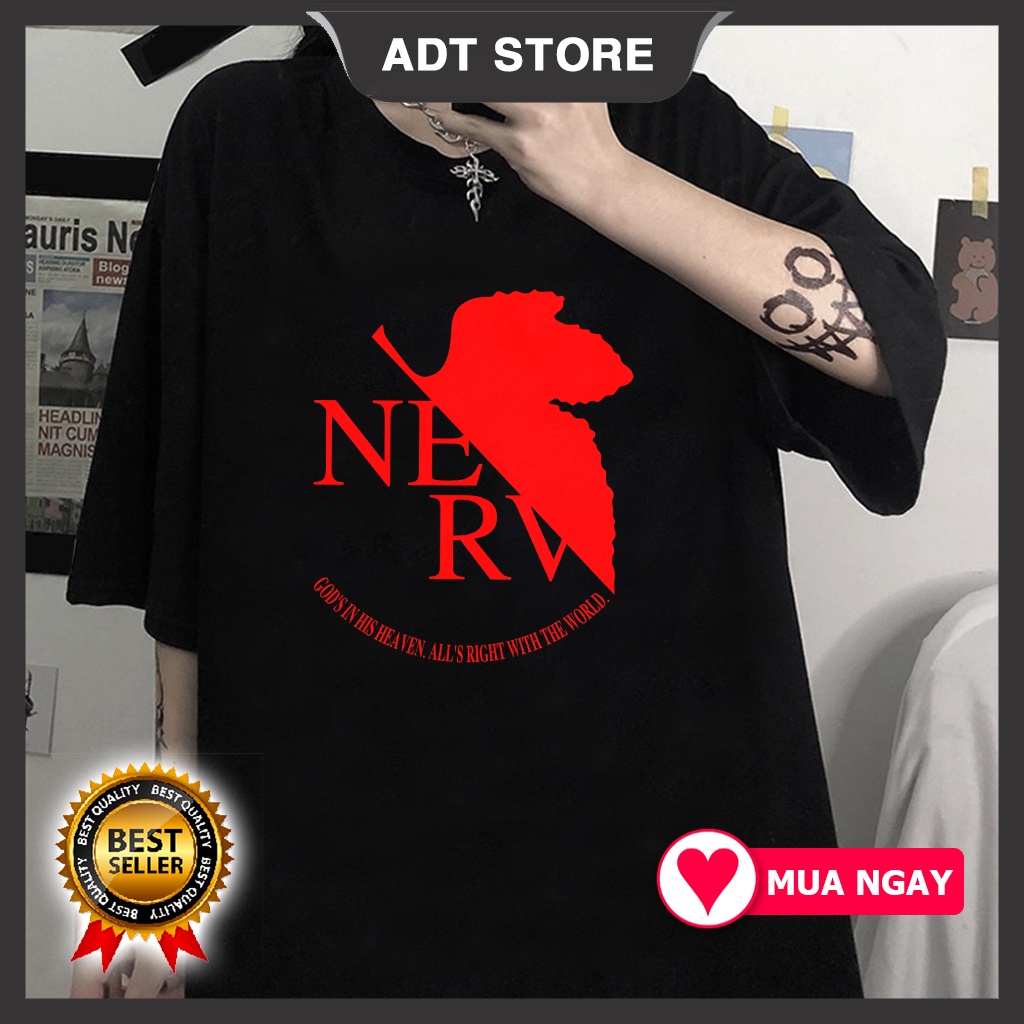Áo thun Neon Genesis Evangelion  Anime Manga ngắn tay độc đẹp giá rẻ siêu HOT
