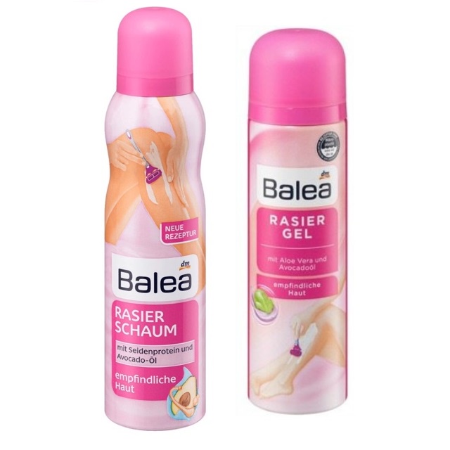 (New) Bọt cạo lông Balea Peach Rose-Đức