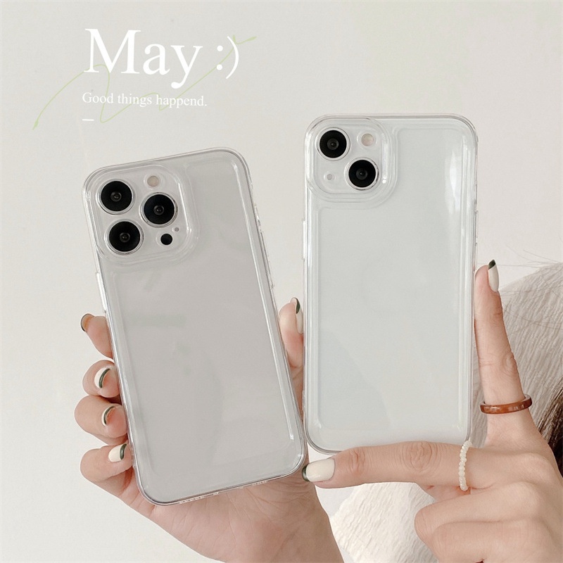 Ốp Điện Thoại Trong Suốt Mạ Điện Họa Tiết Vũ Trụ Cho iPhone 13 12 11 X XS Pro Max XR 6 6S 7 8 Plus