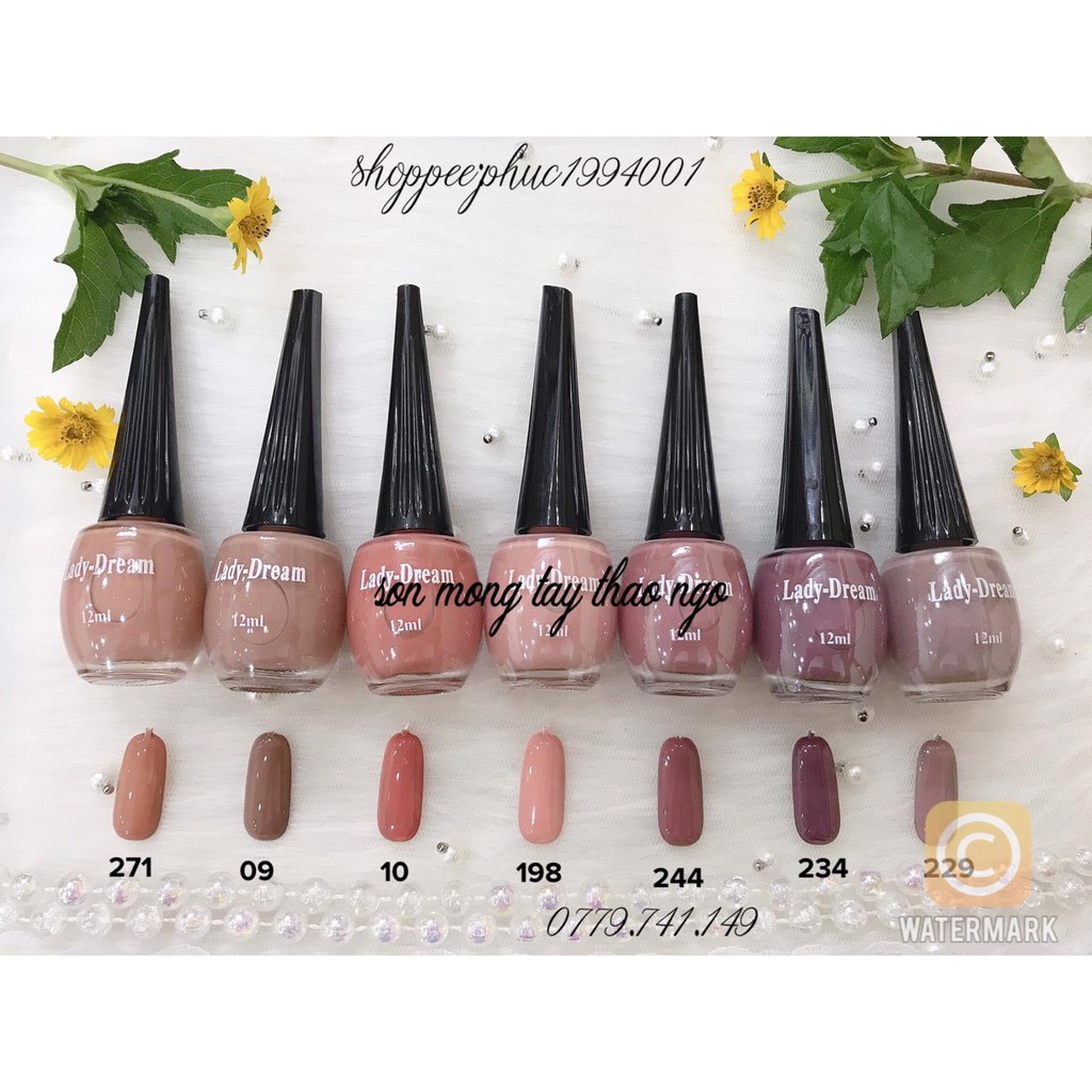 Sơn móng tay lady dream 12ml (sơn thường)