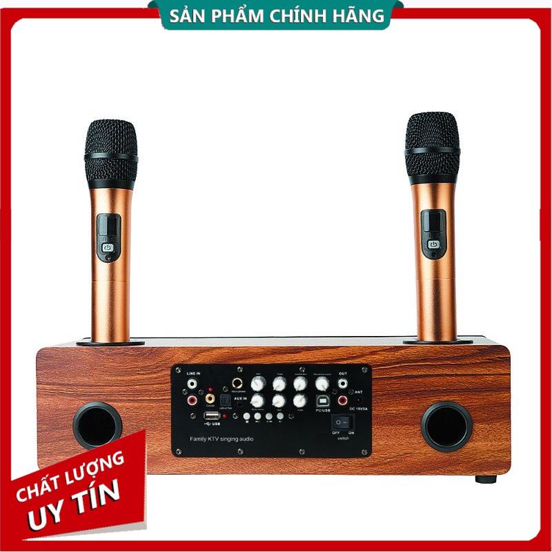 [Mã ELHACE giảm 4% đơn 300K] Bộ Loa KARAOKE Bluetooth Gia đình Kèm Micro không dây ONTEKCO A300 Siêu trầm cao cấp