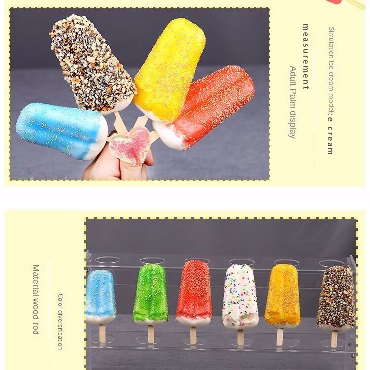 Mô Hình Que Kem Trang Trí Cửa Hàng Trái Cây