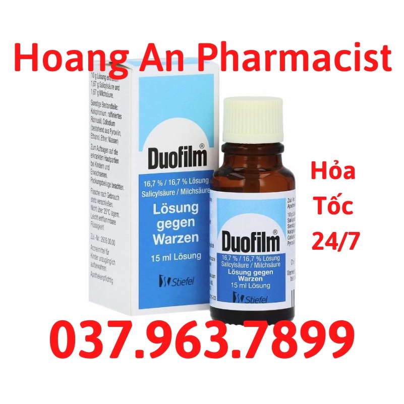 Duofilm Đức mụn cơm, mụn cóc, chai chân