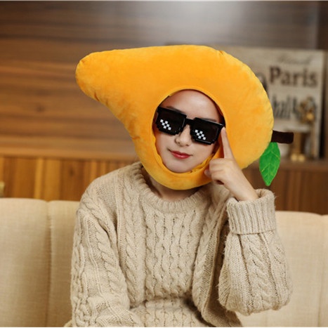 Mũ nhồi bông hình trái cây dễ thương cho bé
