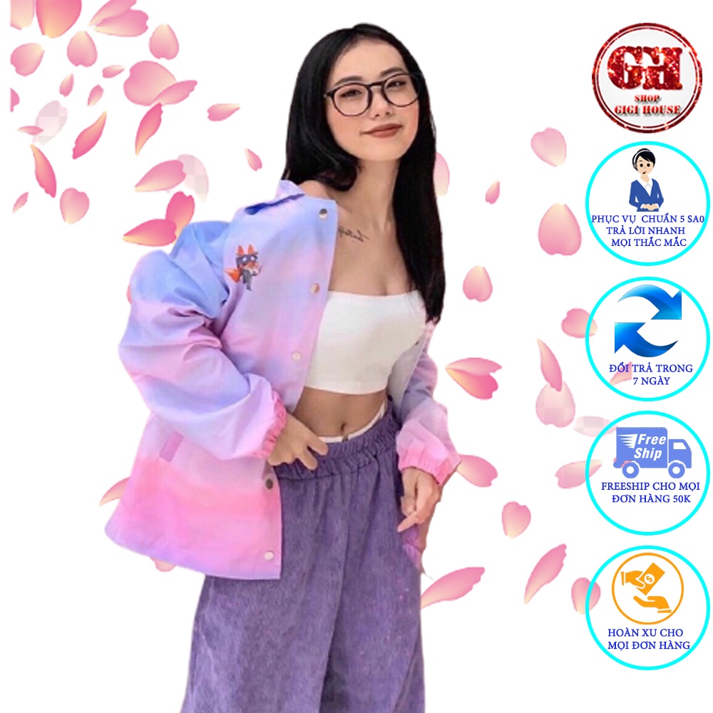FREESHIP 50K - Áo Khoác Dù Loang Màu 3D ZIPU JACKET Unisex Ulzzang