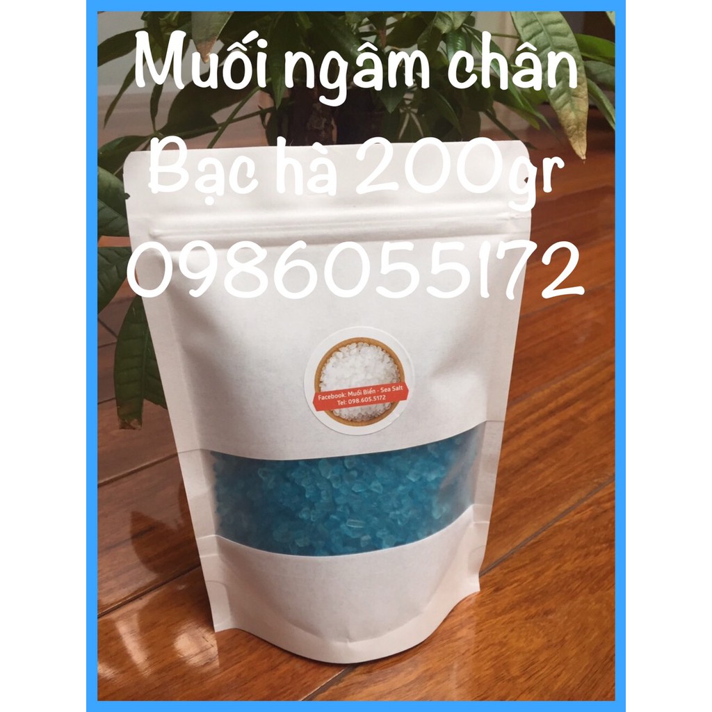 Muối ngâm chân Bạc Hà 200 gr | BigBuy360 - bigbuy360.vn