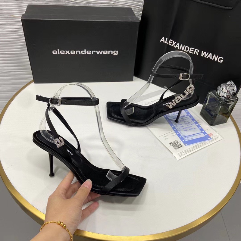 Sandal cao gót quai mảnh alxd wang 7p fullbox