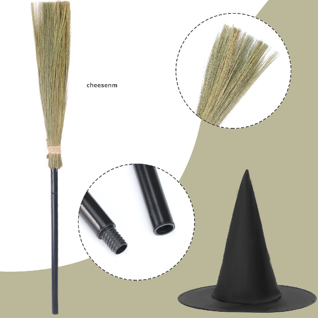 Chổi Phù Thủy Bằng Nhựa Dùng Hóa Trang Halloween