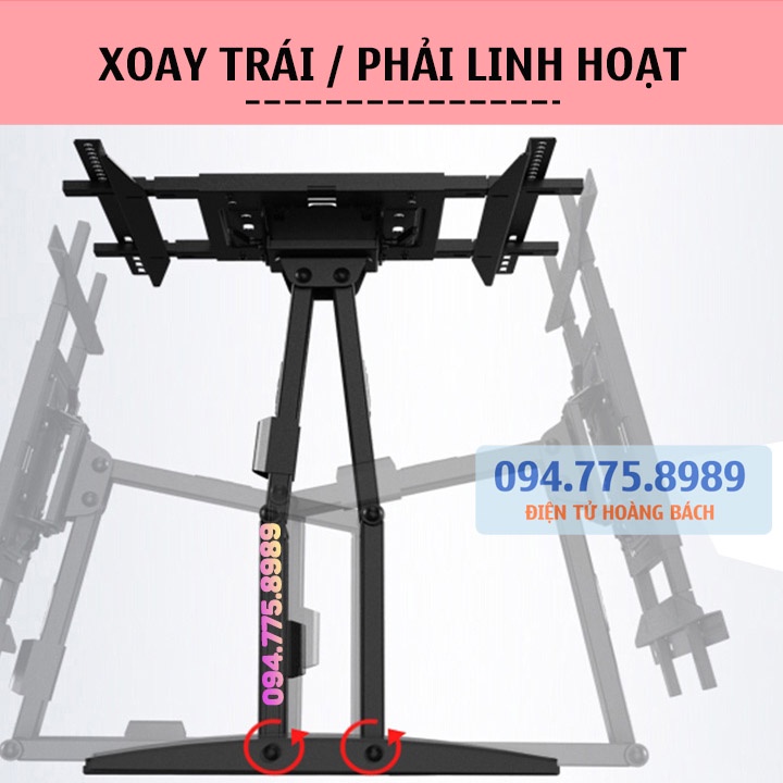 #SP5 / Giá treo tivi xoay đa năng NB SP5 50 - 90 Inch / Khung treo tivi xoay cao cấp - Chính hãng North Bayou