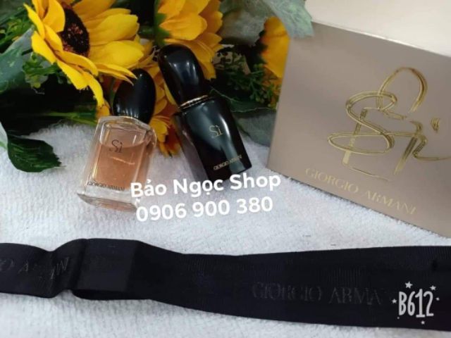 Set 2 Chai Nước Hoa Mini Giorgio Armani Sì