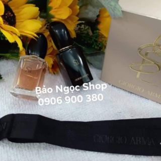 Set 2 Chai Nước Hoa Mini Giorgio Armani Sì