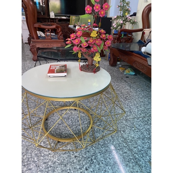 Bàn trà kim cương mặt trời. bàn trà sofa. bàn trà. nội thất phòng khách. nội thất giá rẻ