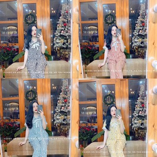 [FREESHIP - HÀNG LOẠI 1] BỘ MẶC NHÀ ĐŨI THÔ CỔ REN SIÊU ĐẸP