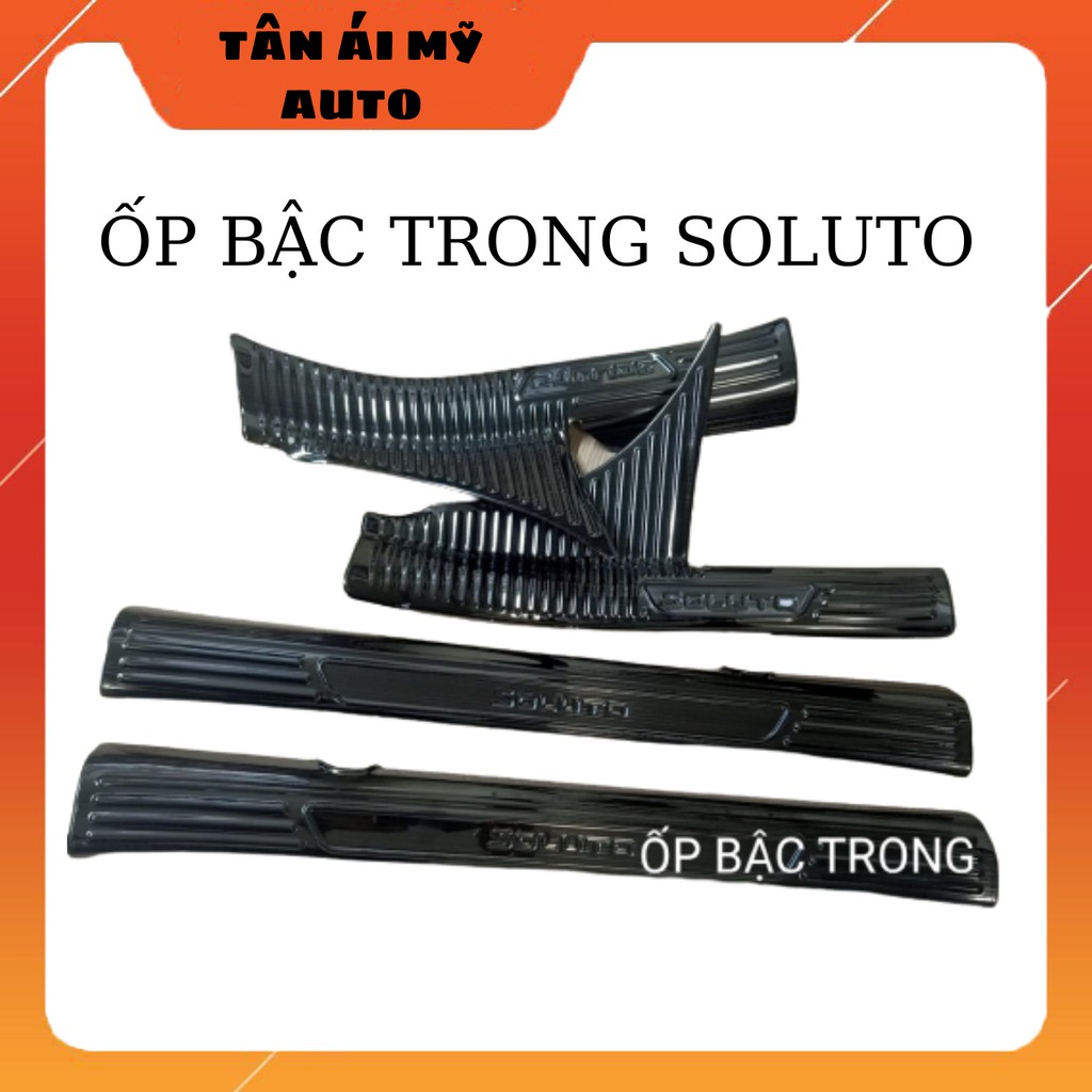 Ốp bậc cửa xe Kia Soluto 4 miếng ốp cửa trong