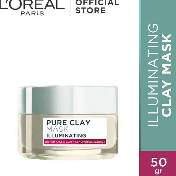 (hàng Mới Về) Mặt Nạ Đất Sét Beliii.. L 'oreal Paris Làm Sáng Da - 50 Gr