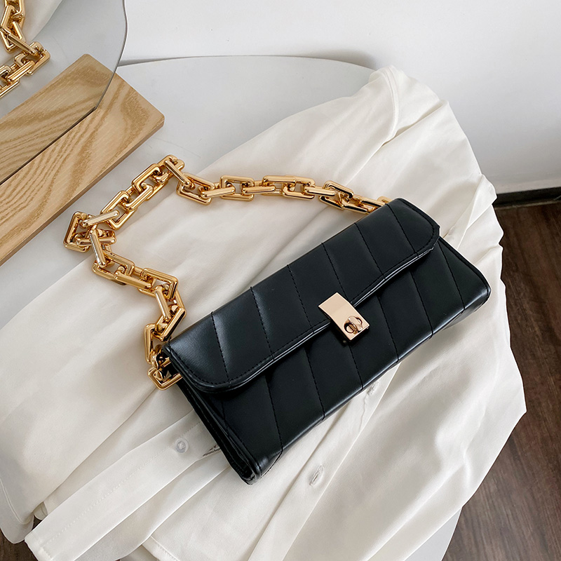 Túi Đeo Vai JASMIN NOIR Phối Dây Xích Thời Trang Kiểu Pháp Dáng Vuông Nhỏ Mới Dành Cho Bạn Nữ