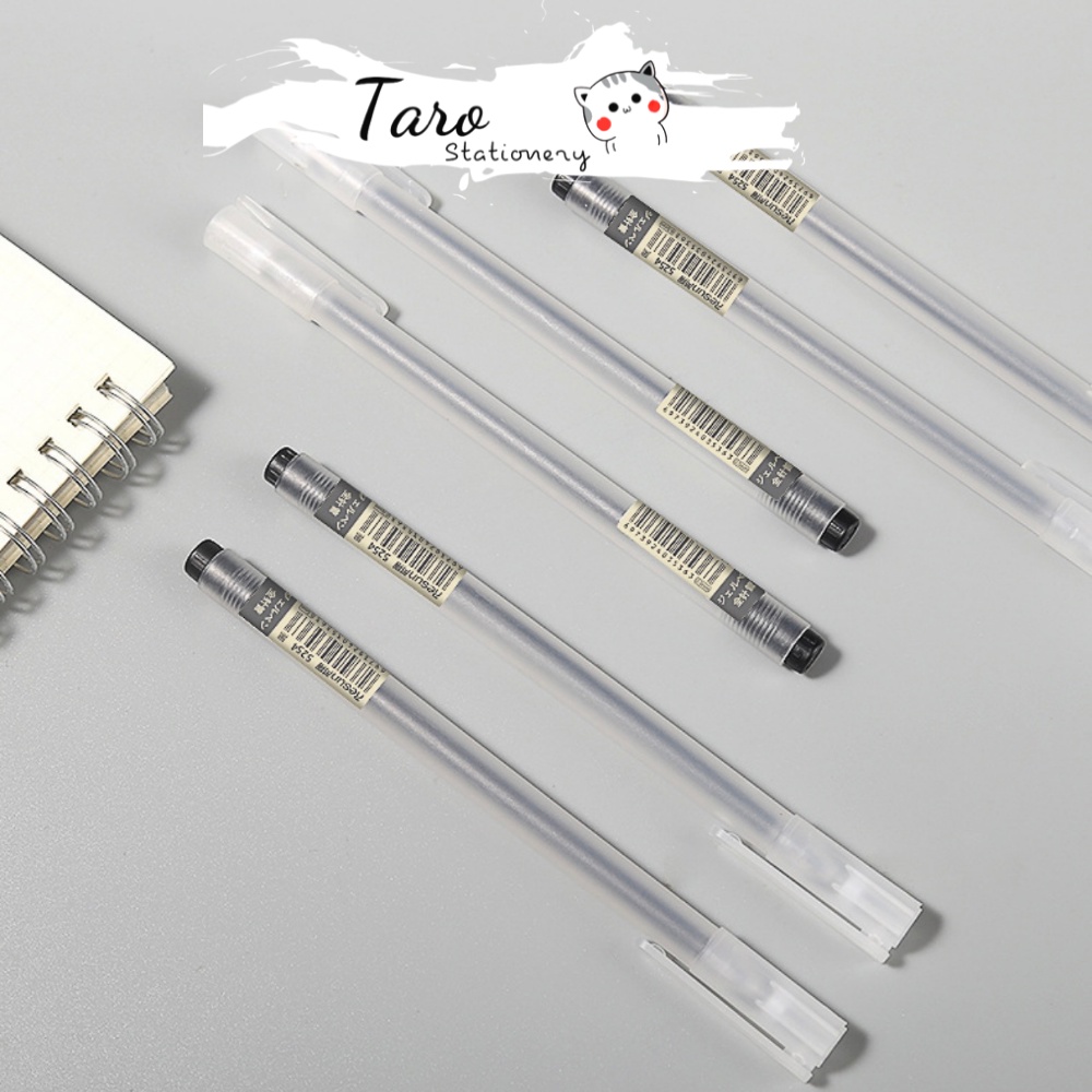 Bút gel đen basic Take Notes tiện lợi A21 Taro Stationery