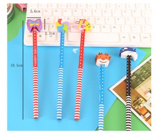 Bút chì kèm đầu tẩy hình thú