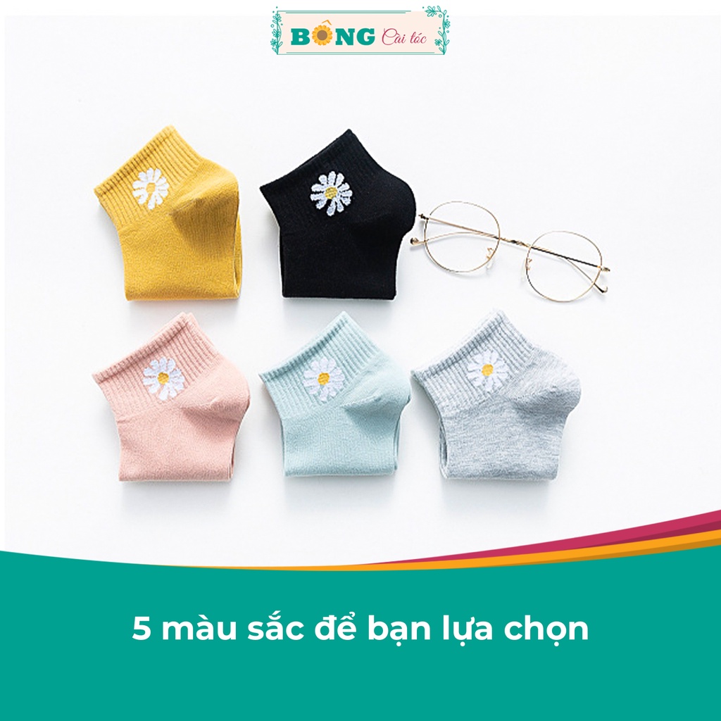 Tất nữ cổ ngắn họa tiết caro thời trang phong cách Hàn Quốc TN10 - Vớ BÔNG Cài Tóc