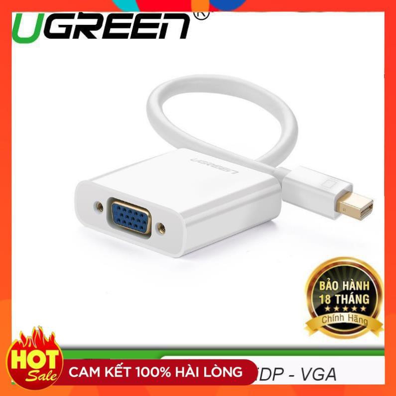 [Chính Hãng] Cáp Mini DisplayPort to VGA Ugreen 10458 - Hàng chính hãng Bảo hành 18 tháng