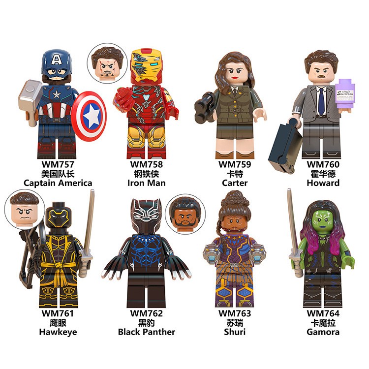 Mô hình nhân vật hoạt hình Avengers bằng PVC