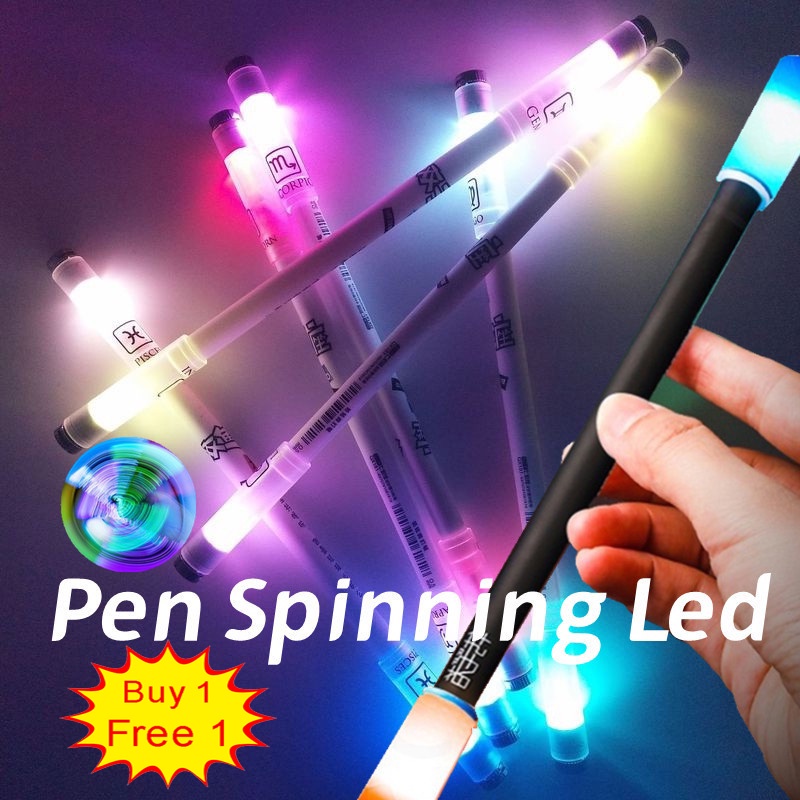 Mua 1 Tặng 1] Bút Xoay Có Đèn LED / Bút Xoay Chống Căng Thẳng