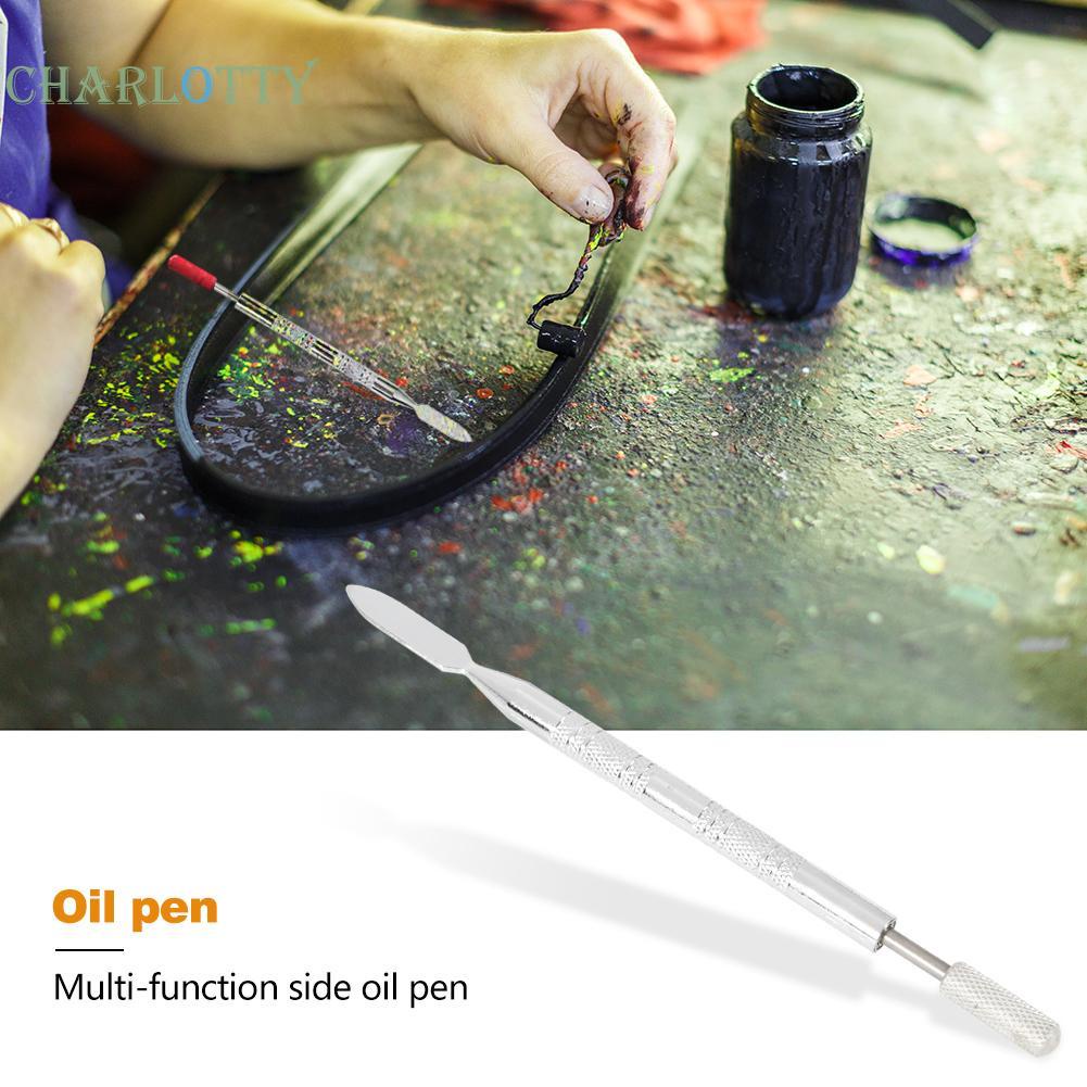 Bút Lăn Sơn Cạnh Đồ Da 2 Chức Năng Bằng Đồng Thau