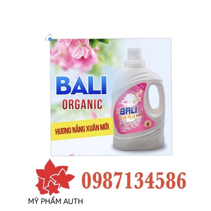 Nước giặt BaLi ORGANIC Hữu Cơ siêu sạch công nghệ Hàn Quốc - can 3,2L