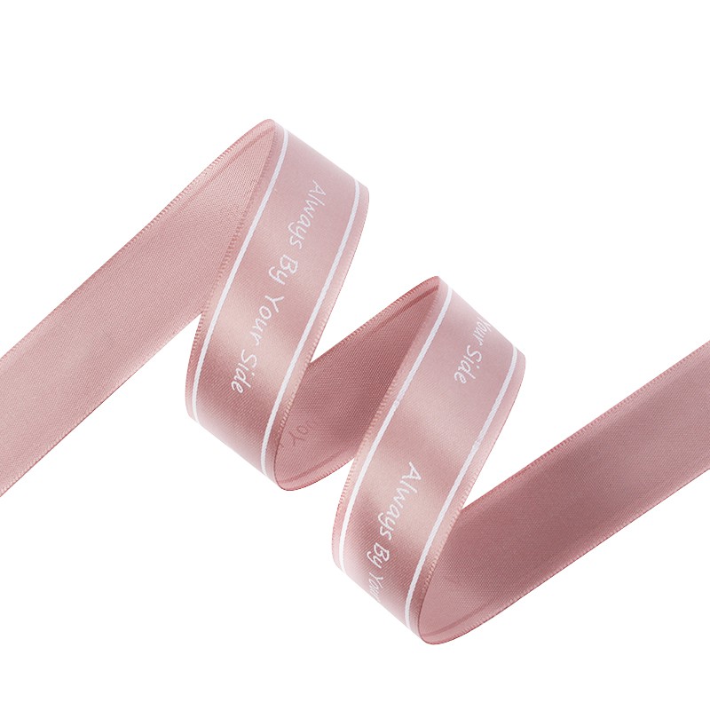 RUY BĂNG LỤA CAO CẤP chữ "Alway by your side"