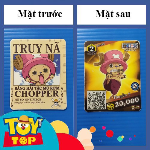 [Một Thẻ ] Thẻ Toonies One Piece phiên bản truy nã việt hóa - đời đầu ( truy lùng kho báu ): Tổng hợp 2 thẻ 2nd