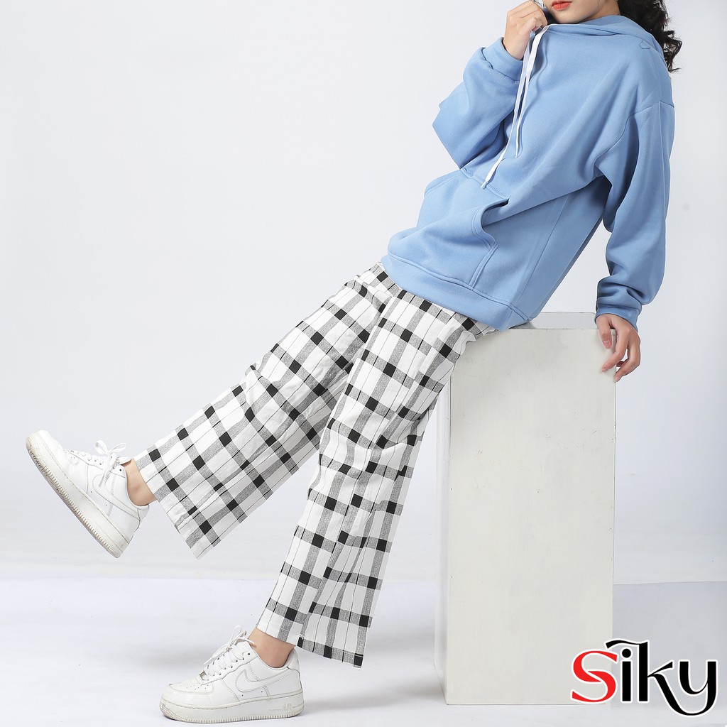 Áo hoodie nữ form rộng basic - Siky | BigBuy360 - bigbuy360.vn