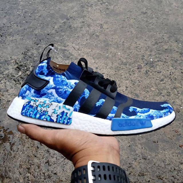 Giày Thể Thao Adidas Nmd R1 Pk Màu Xanh Dương