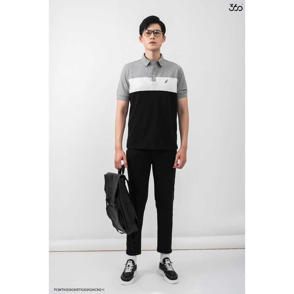 Áo polo nam local brand 360 BOUTIQUE chất liệu cao cấp - POMTK203 | BigBuy360 - bigbuy360.vn