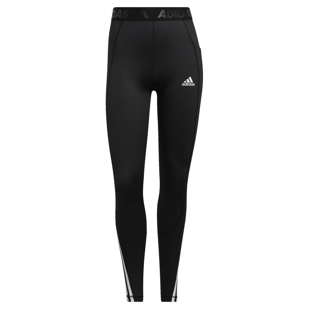 Quần Bó adidas TRAINING Nữ Quần Bó Gym Dáng Dài 3 Sọc Techfit Màu đen GR8248